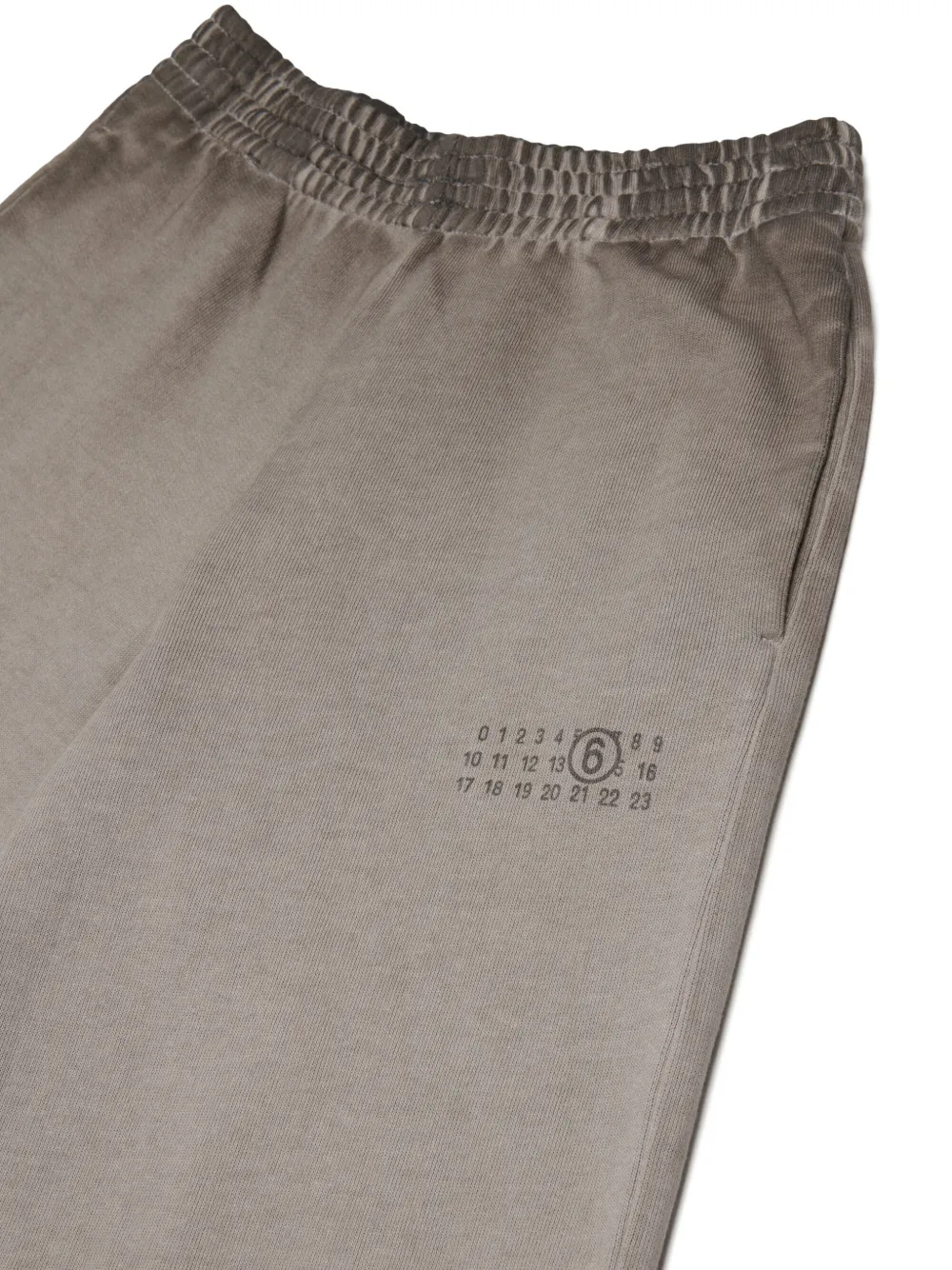 MM6 Maison Margiela Kids Broek met wijde pijpen Grijs