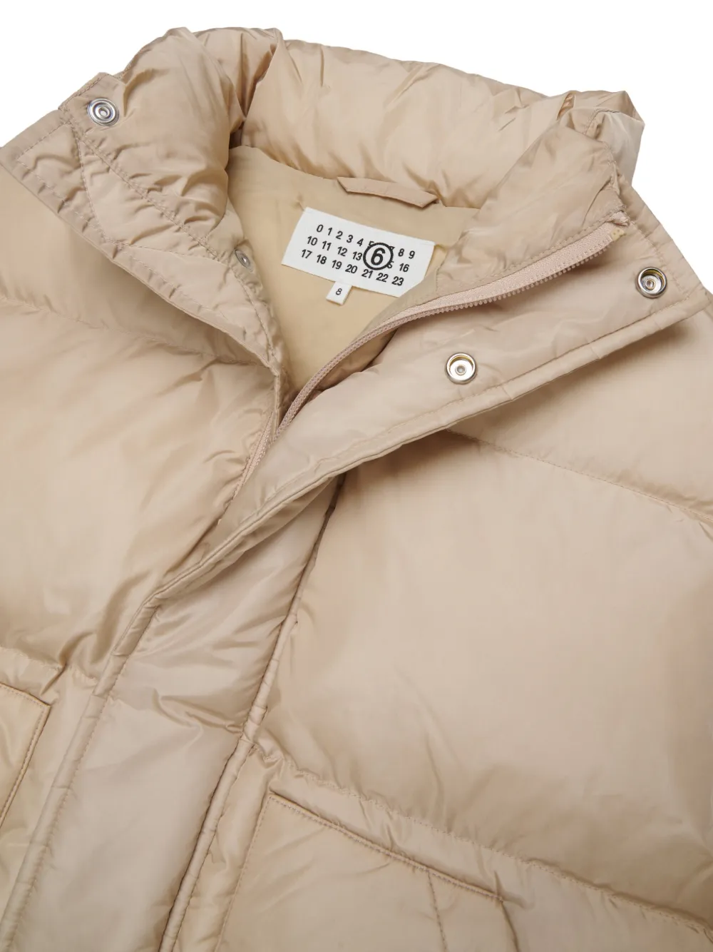 MM6 Maison Margiela Kids Gewatteerde spencer Beige
