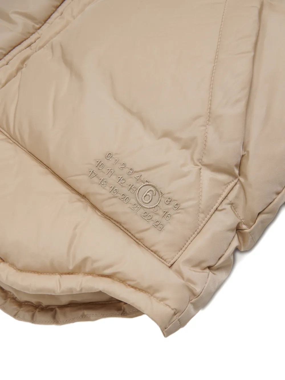 MM6 Maison Margiela Kids Gewatteerde spencer Beige