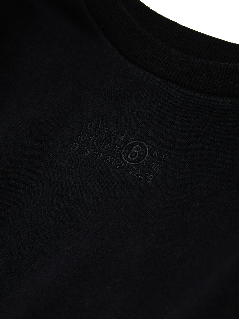 MM6 Maison Margiela Kids Jurk met spijkerrok en lange mouwen Zwart