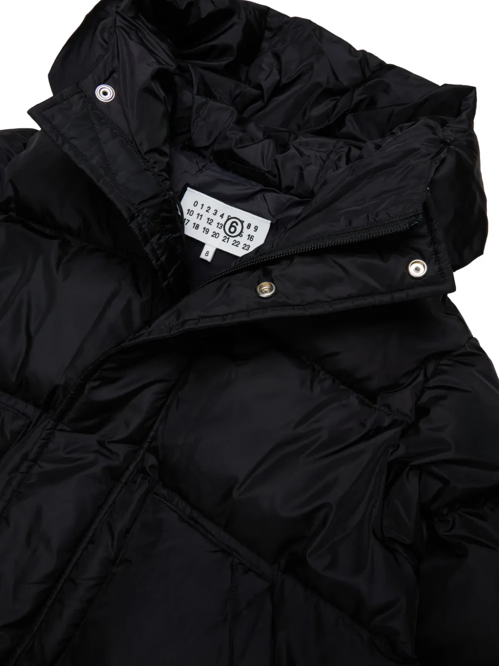 MM6 Maison Margiela Kids Gewatteerd jack Zwart