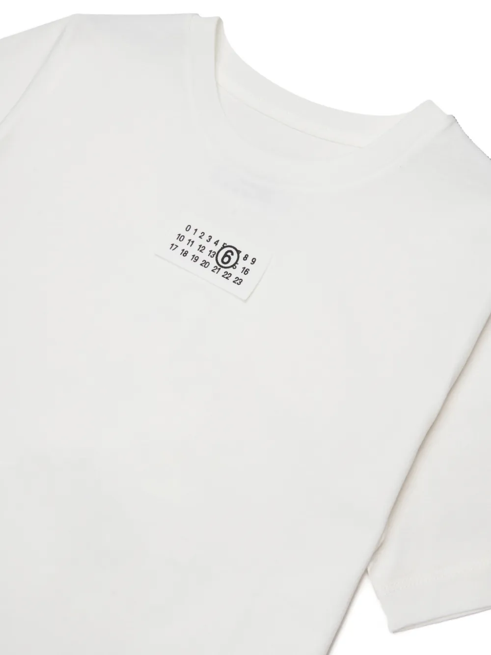 MM6 Maison Margiela Kids T-shirt met logopatch Wit