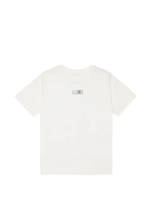 MM6 Maison Margiela Kids logo-patch T-shirt