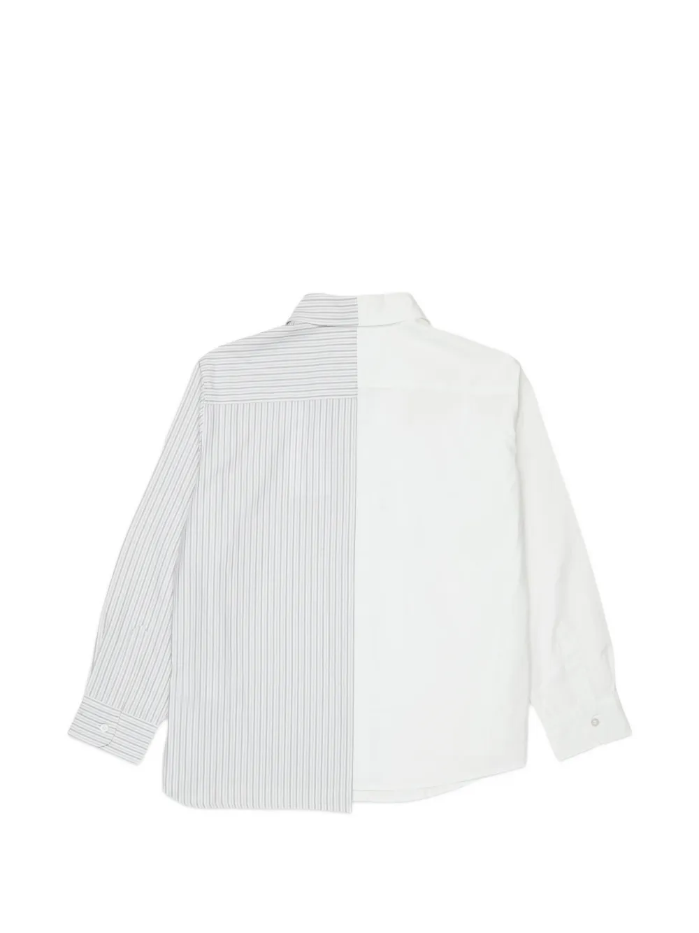 MM6 Maison Margiela Kids T-shirt met logo-print en vlakken Wit