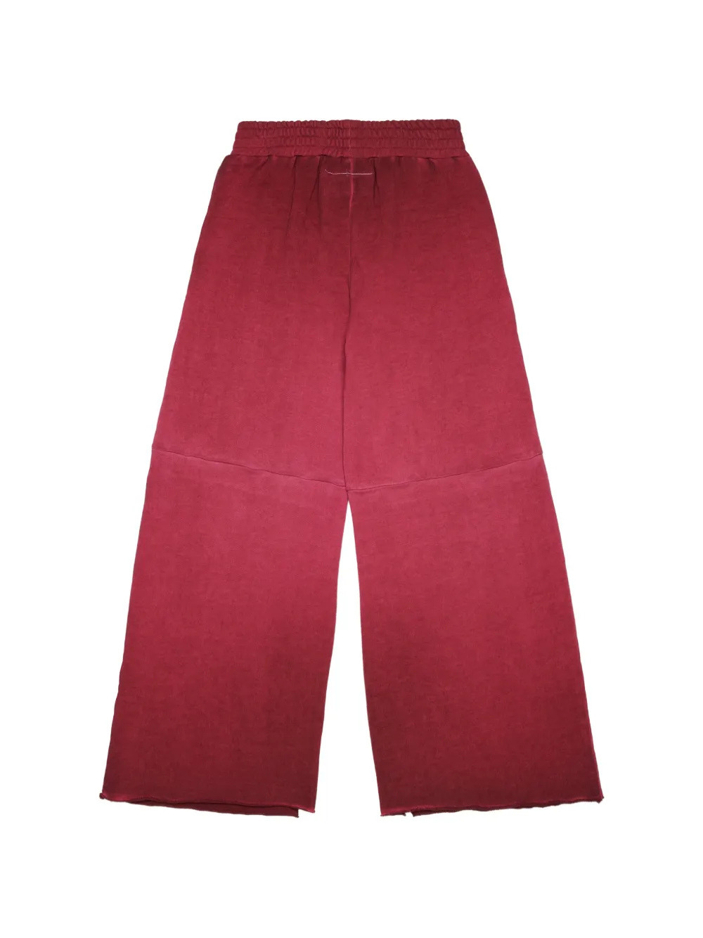 MM6 Maison Margiela Kids Broek met wijde pijpen Rood