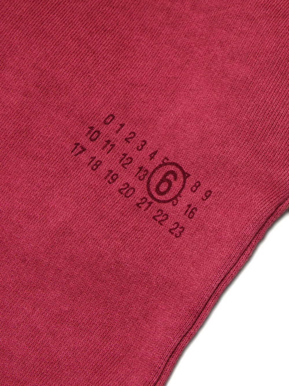 MM6 Maison Margiela Kids Broek met wijde pijpen Rood