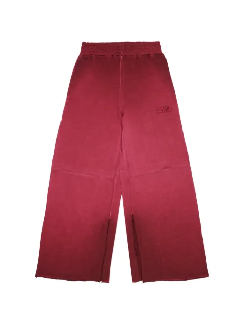 MM6 Maison Margiela Kids logo-print wide-leg trousers