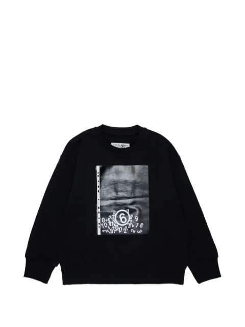 MM6 Maison Margiela Kids suéter Numeric Signature con estampado gráfico