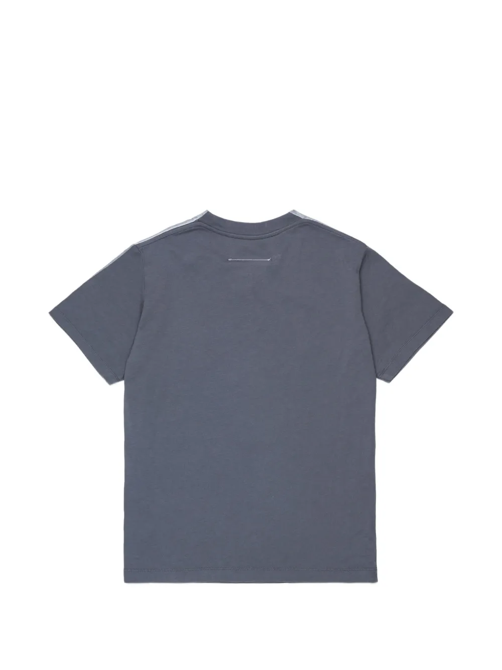 MM6 Maison Margiela Kids logoprint T-shirt met geborsteld effect Blauw