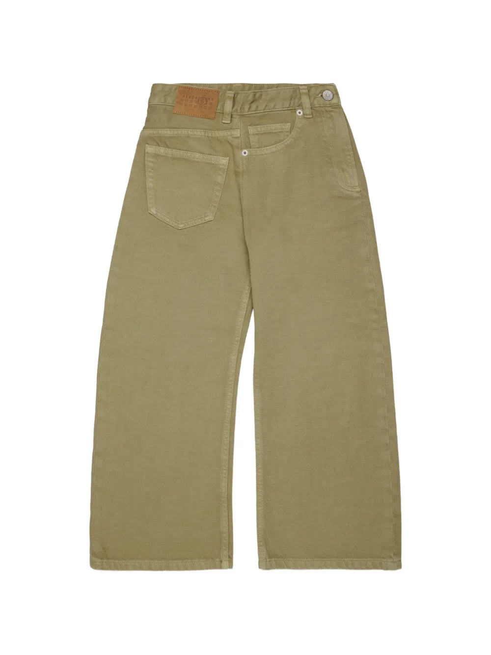 MM6 Maison Margiela Kids Jeans taglio regular - Verde