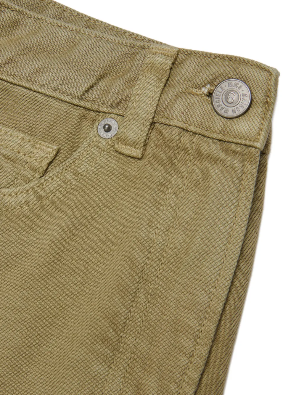 MM6 Maison Margiela Kids Straight jeans Groen