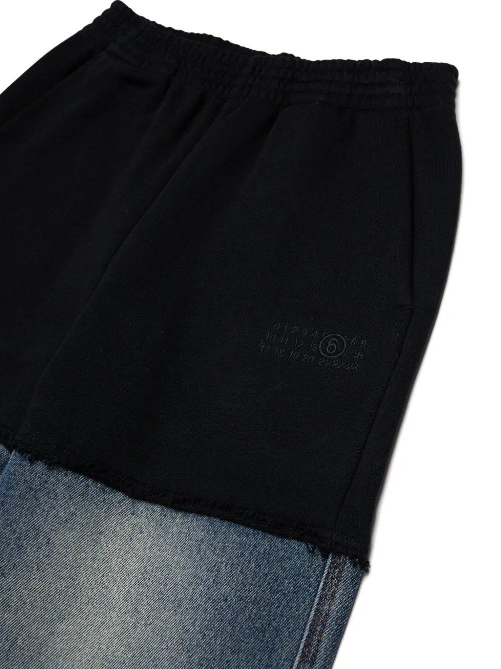 MM6 Maison Margiela Kids Jeans met vlakken Blauw