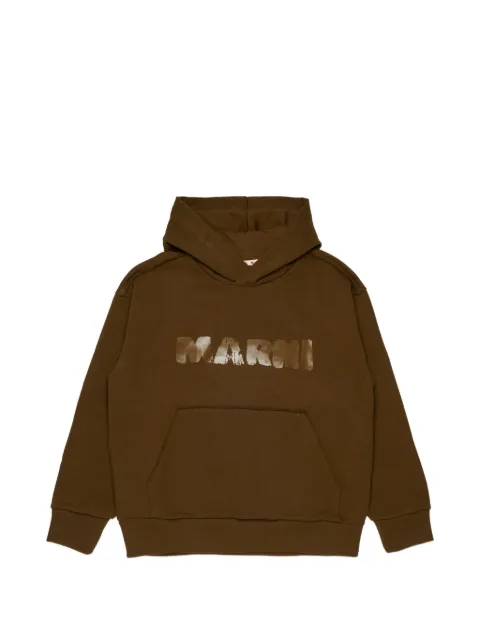 Marni Kids hoodie à logo imprimé