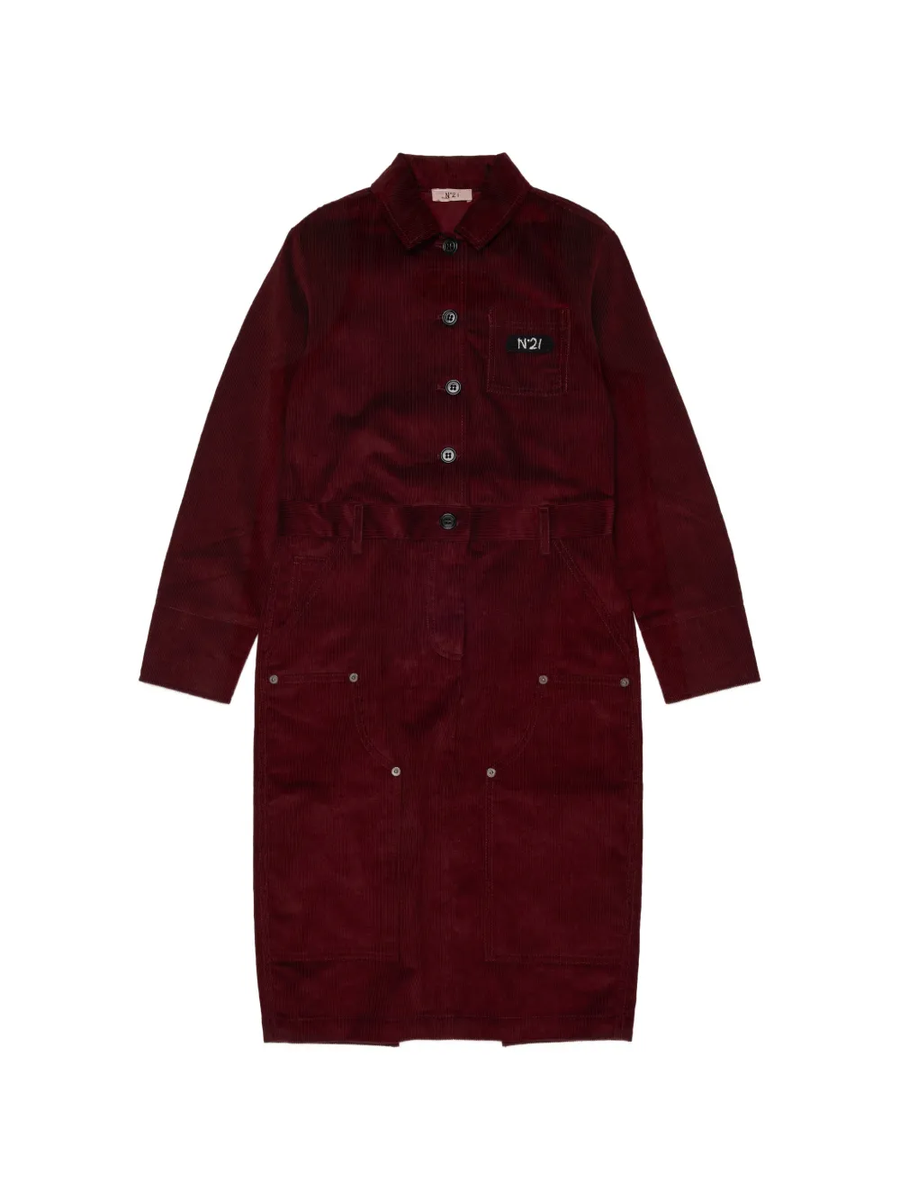 Nº21 Kids Abito a coste - Rosso