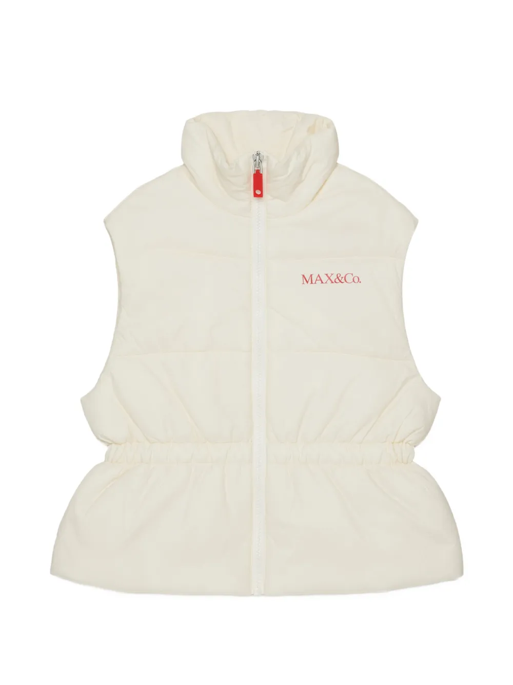 MAX&Co. Kids quilted bomber jacket - Neutrals