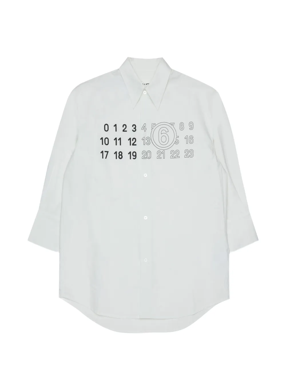 MM6 Maison Margiela Kids Chemisier corto - Bianco