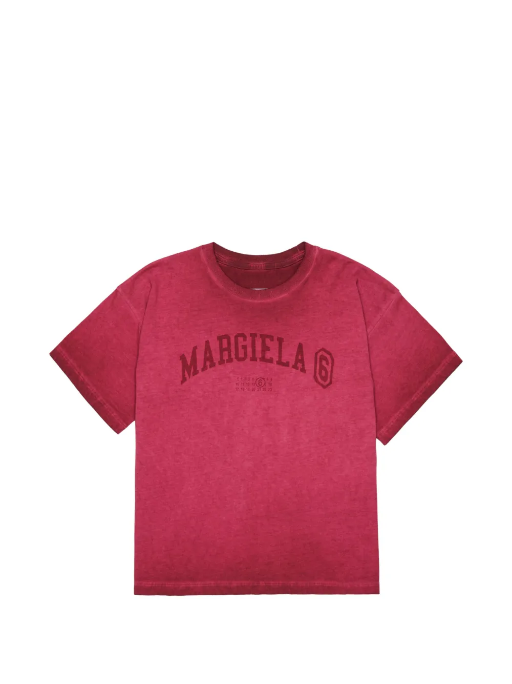 MM6 Maison Margiela Kids T-shirt con logo - Rosso