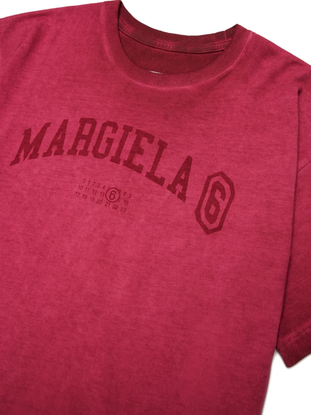 MM6 Maison Margiela Kids T-shirt met logoprint Rood