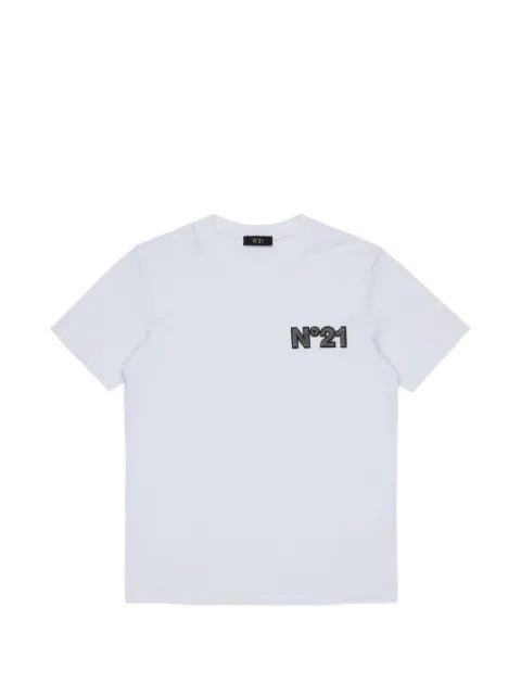 Nº21 Kids T-shirt med logomærke