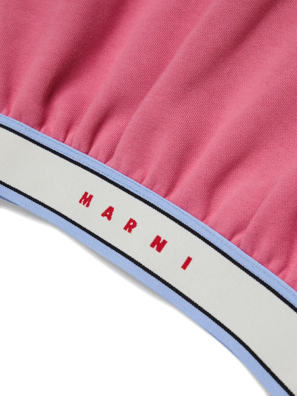 Marni Kids Cropped hoodie Roze