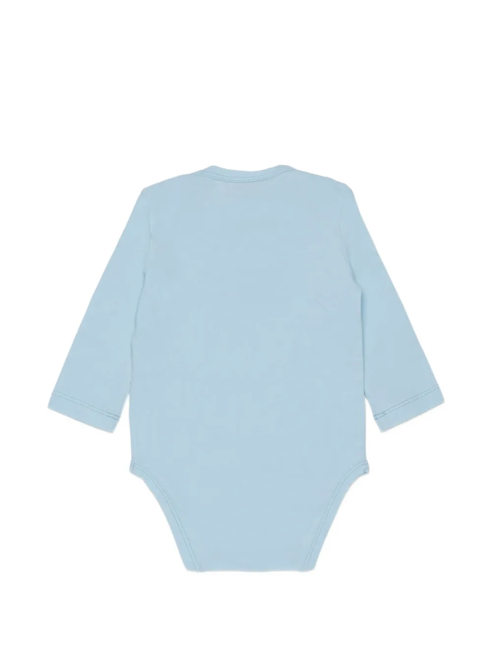 Diesel Kids Drie rompers met logoprint Blauw