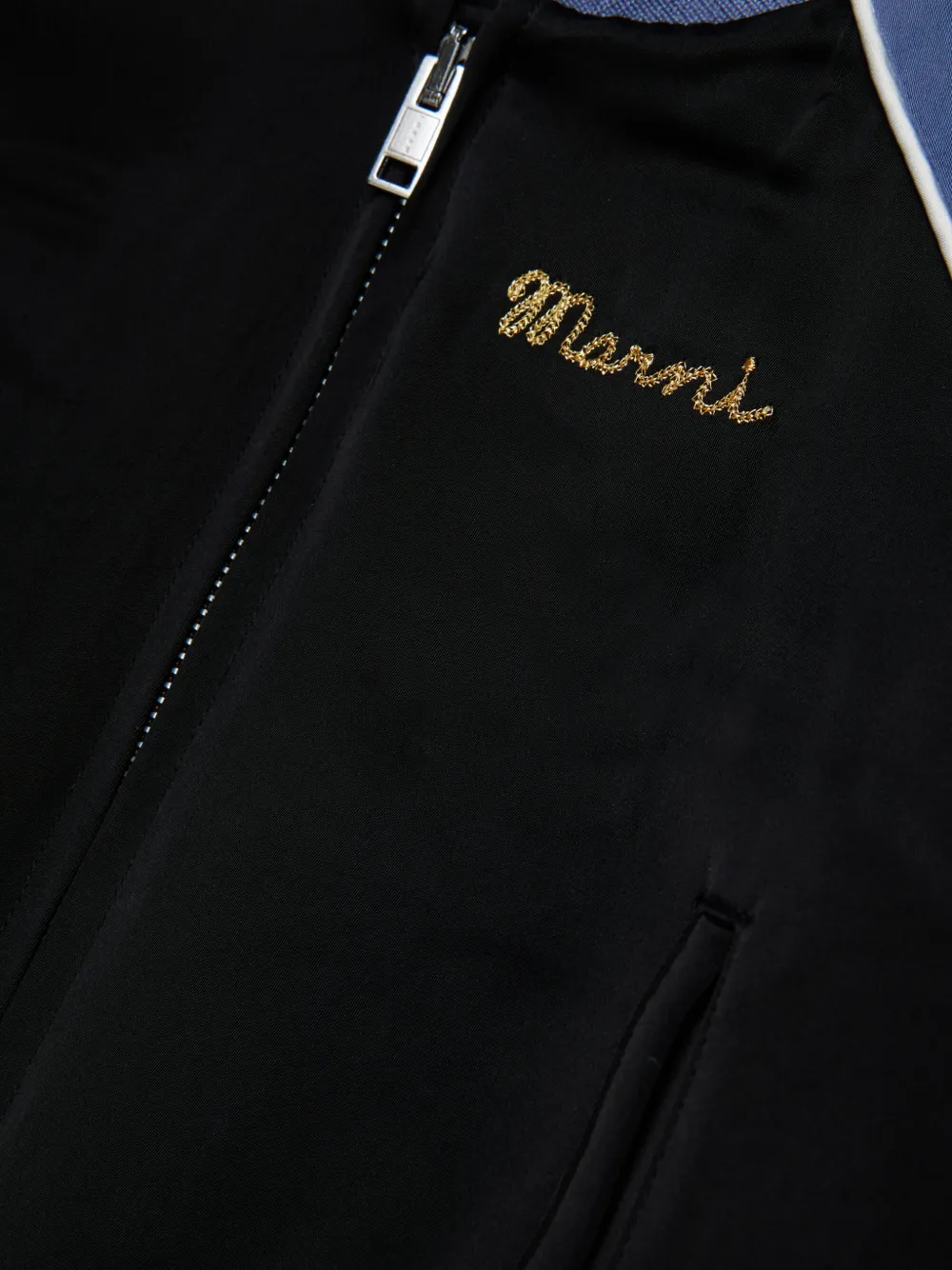 Marni Kids Jack met geborduurd logo en colourblocking Zwart