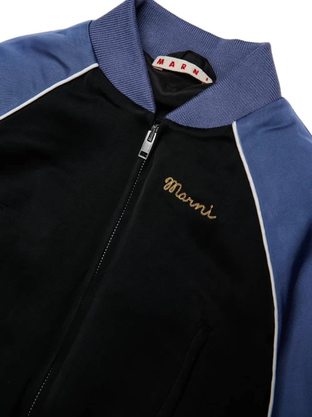 Marni Kids Jack met geborduurd logo en colourblocking Zwart