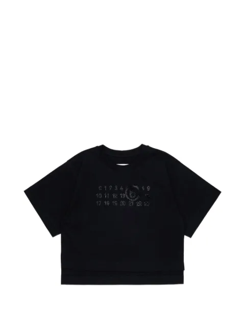 MM6 Maison Margiela Kids rhinestone-embellished T-shirt