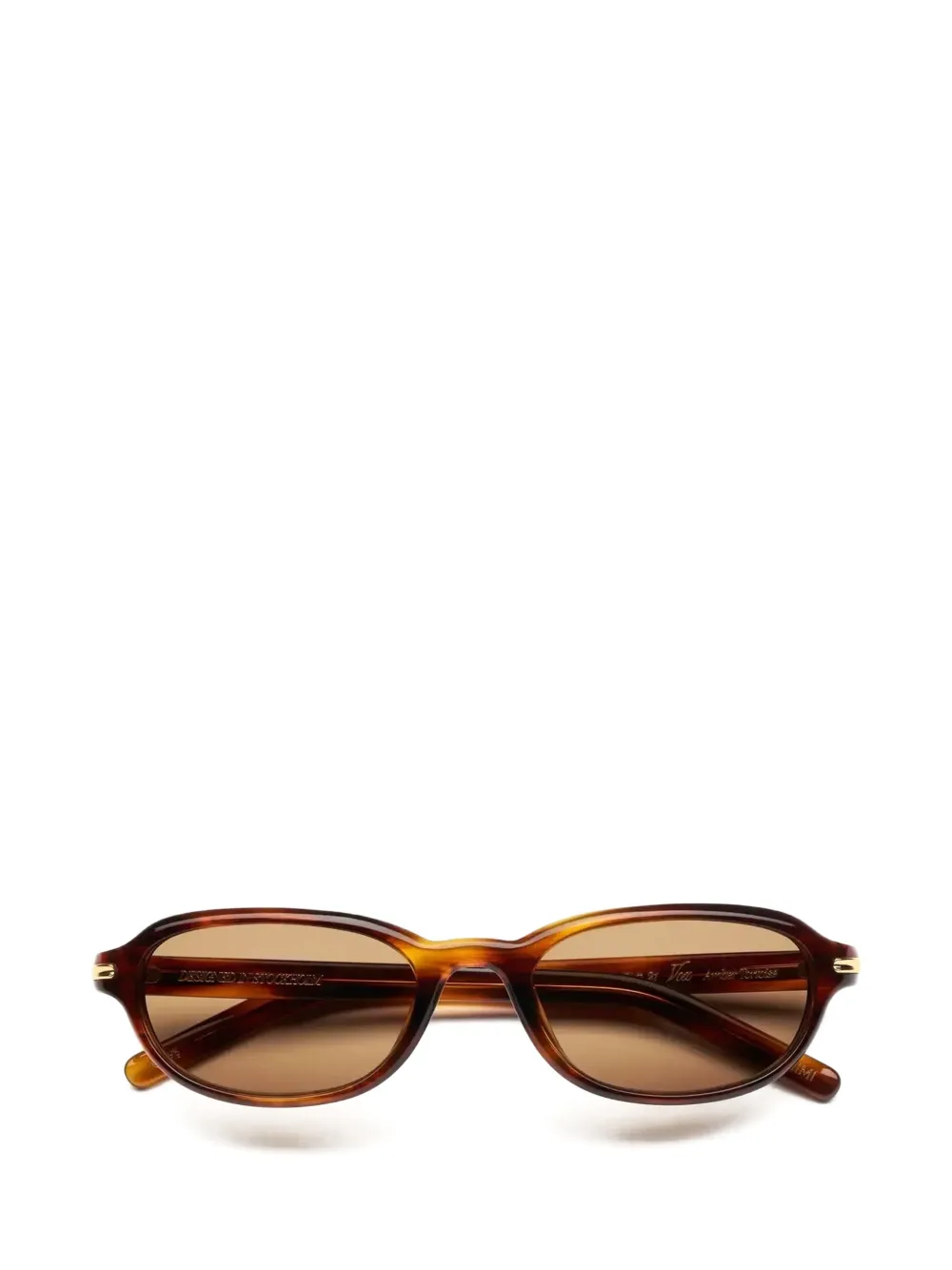Chimi Vox oval-frame sunglasses - Marrone
