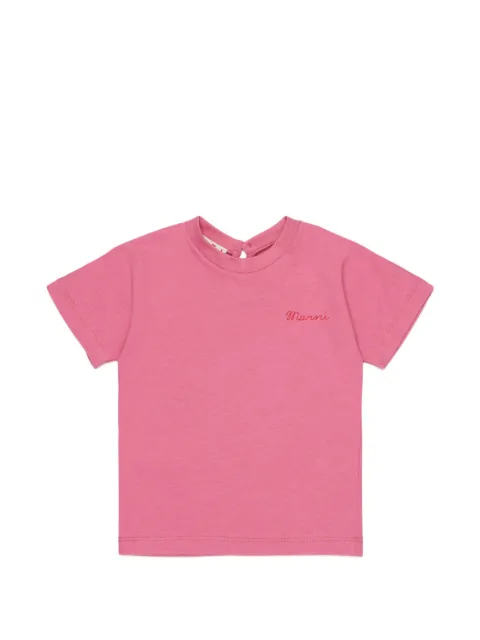 Marni Kids playera con logo bordado