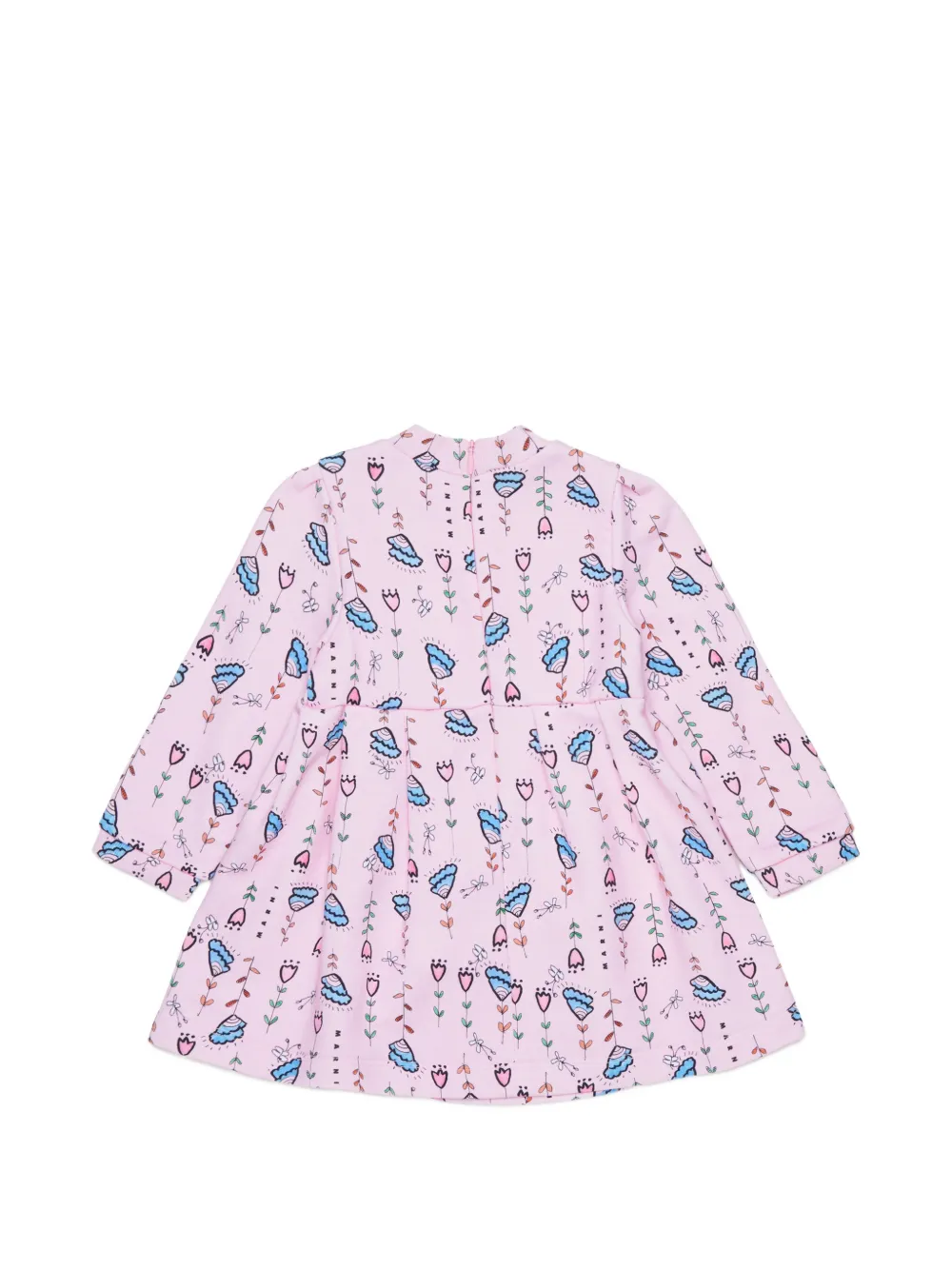 Marni Kids Mnii-jurk met bloemenprint Roze