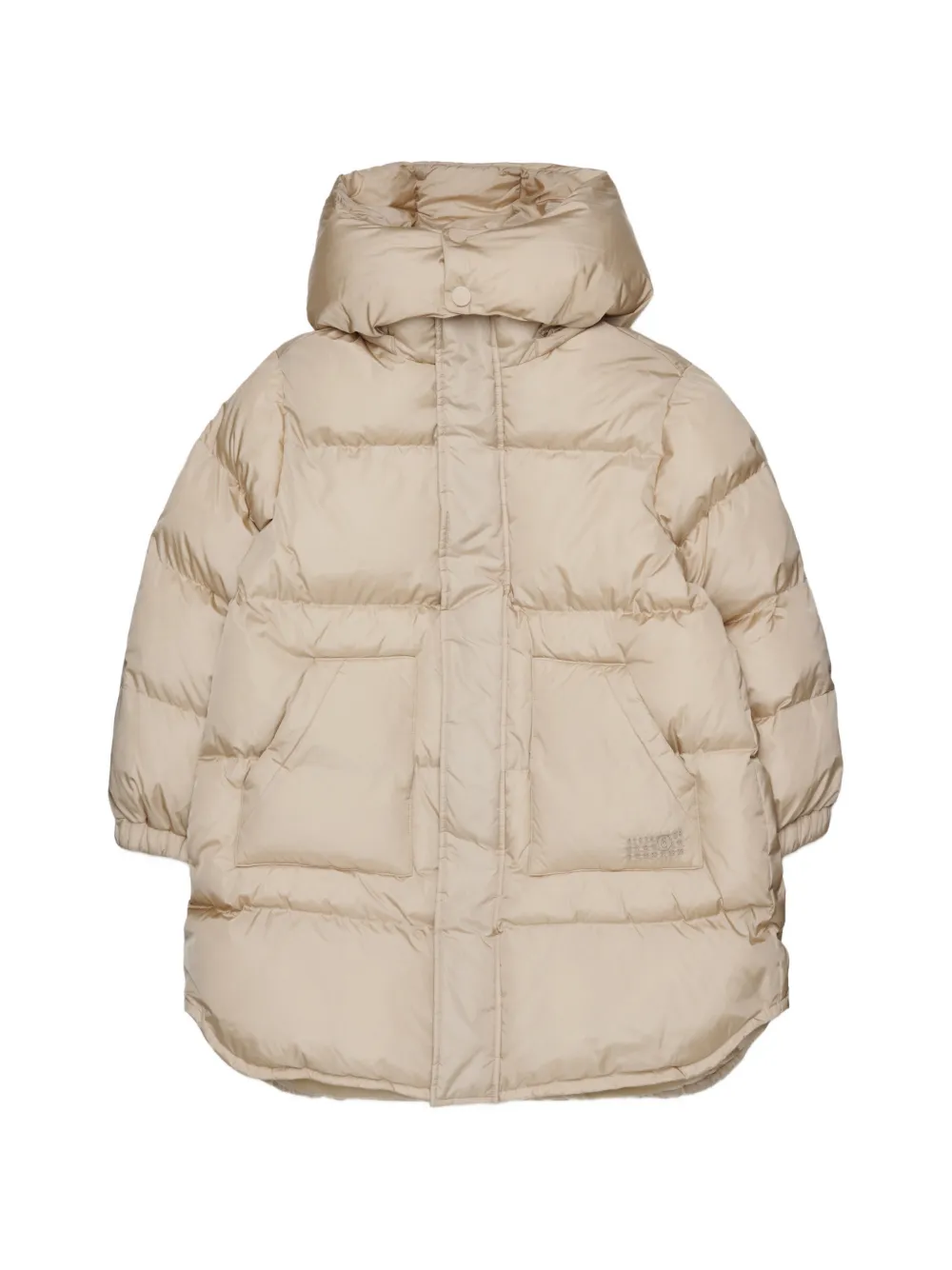 MM6 Maison Margiela Kids Piumino trapuntato con cappuccio - Toni neutri