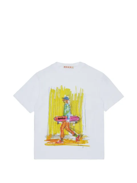 Marni Kids graphic-print T-shirt