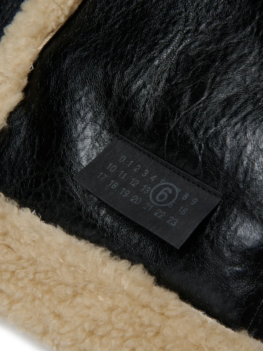 MM6 Maison Margiela Kids Gilet met lammy afwerking en rits Zwart