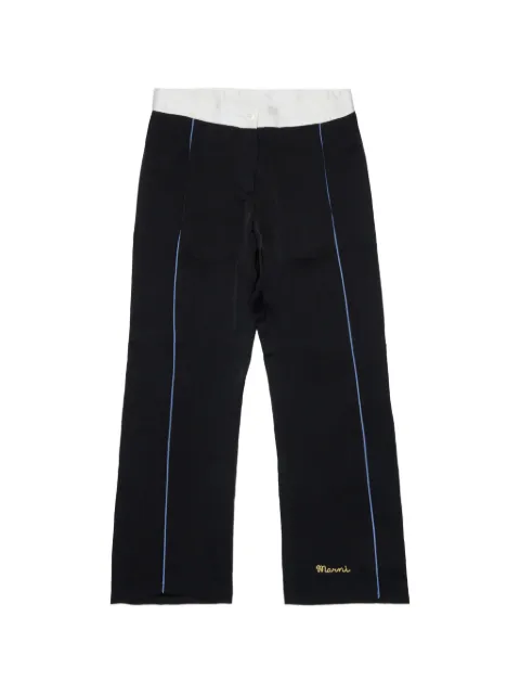 Marni Kids pantalones con pretina en contraste