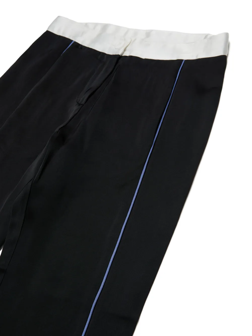 Marni Kids Broek met contrasterende tailleband en afwerking Zwart