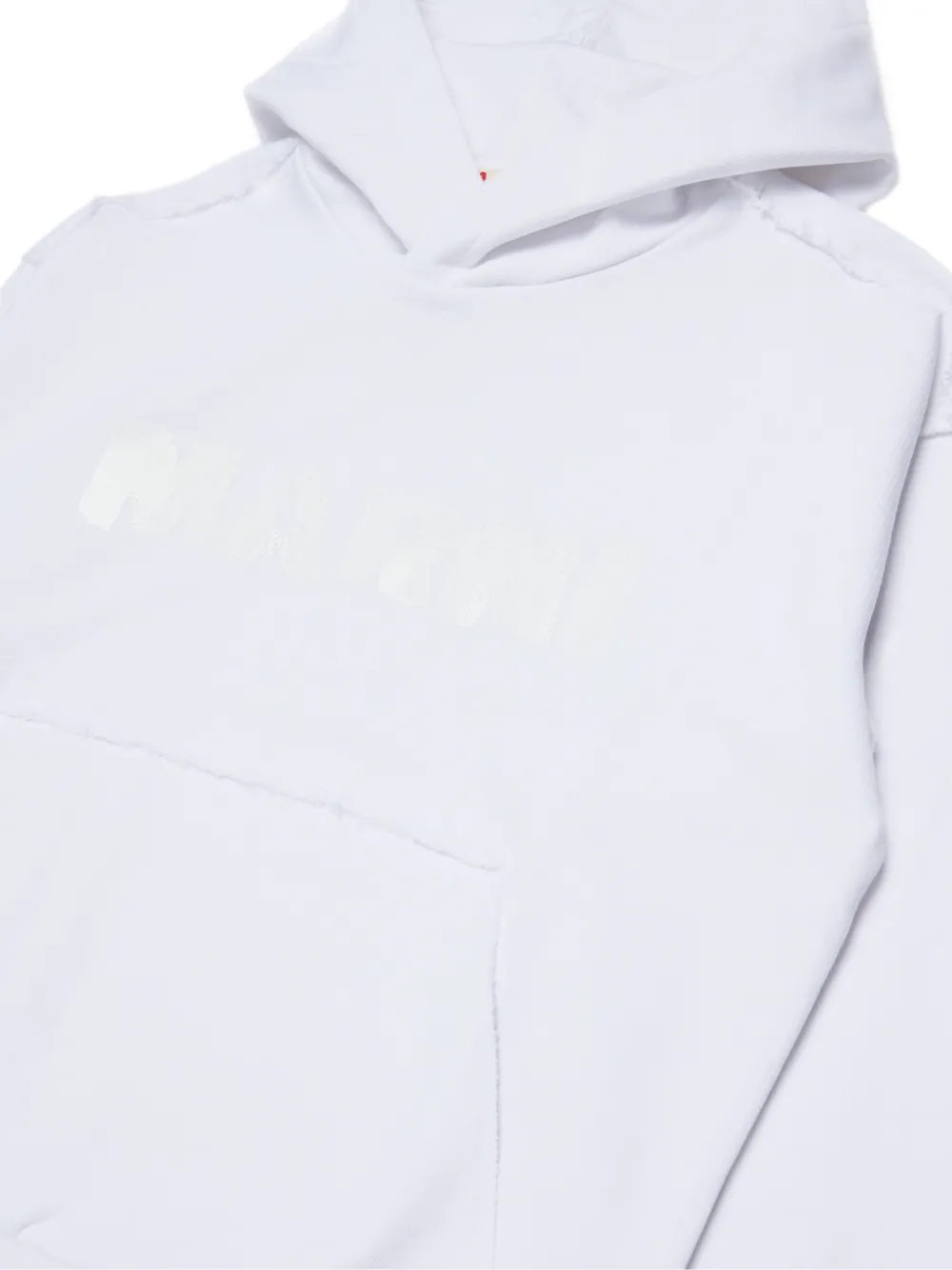 Marni Kids Hoodie met logoprint Wit
