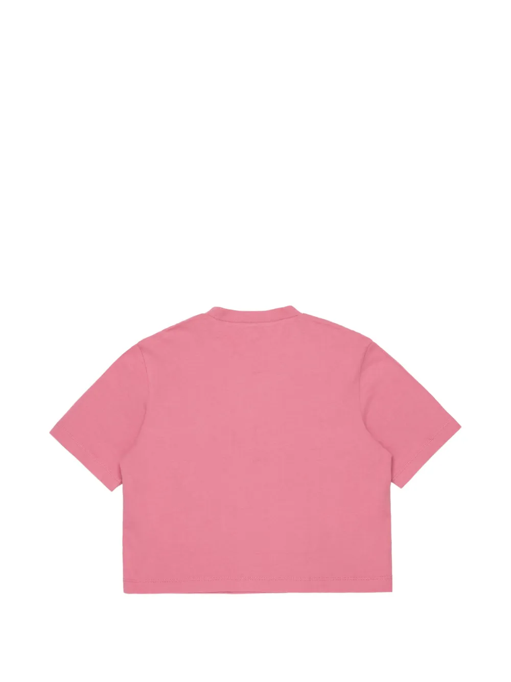 Marni Kids T-shirt met logo van stras Roze