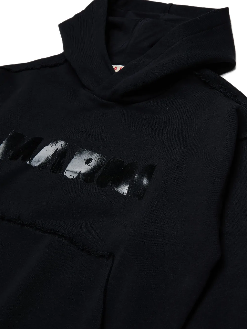 Marni Kids Sjaal met logoprint Zwart