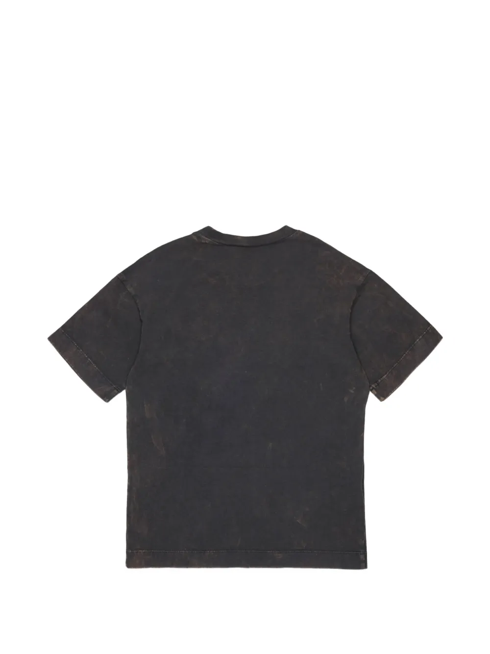 Marni Kids T-shirt met logoprint en wassing Grijs