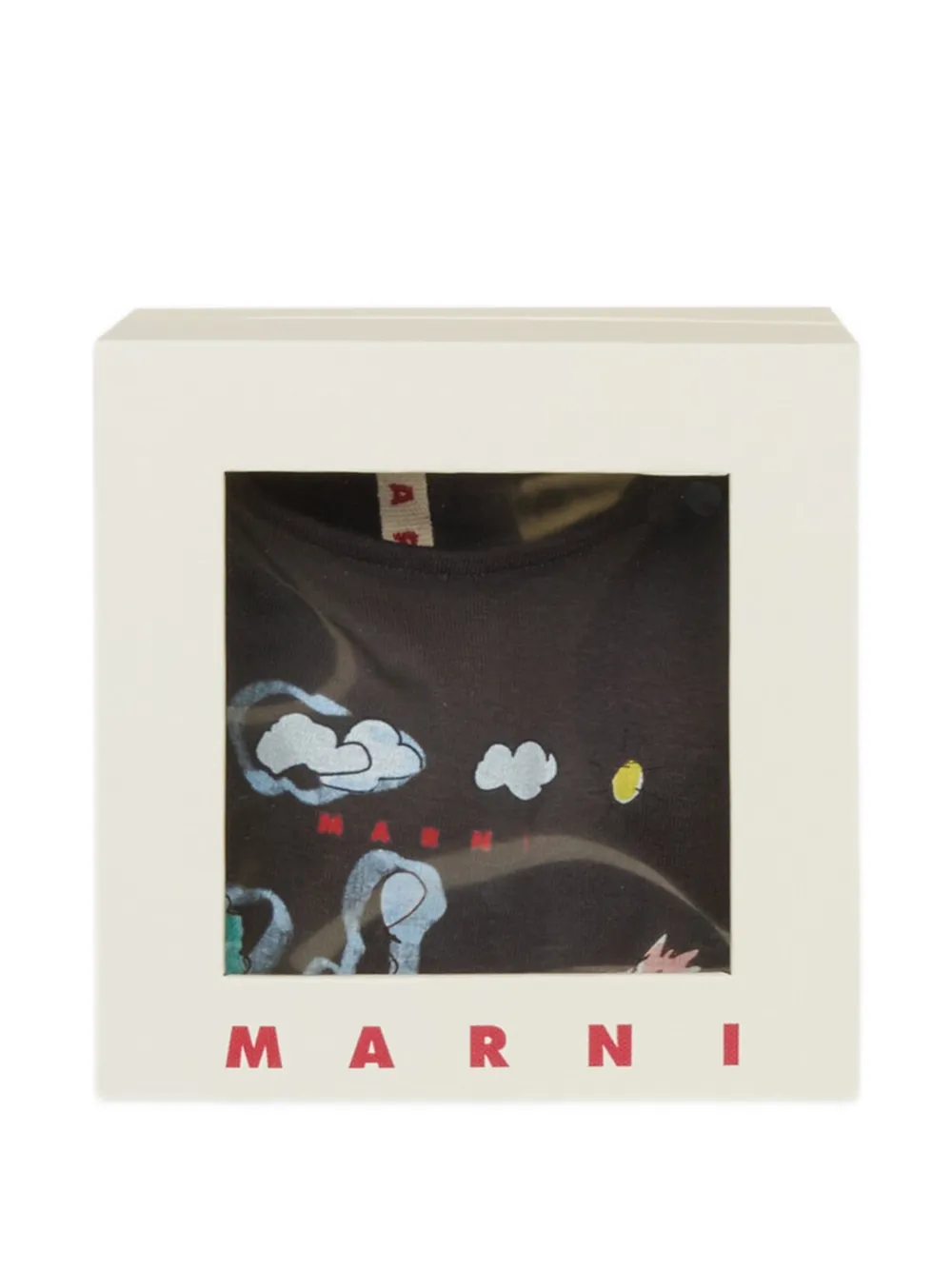 Marni Kids Romper met dierenprint en lange mouwen Grijs