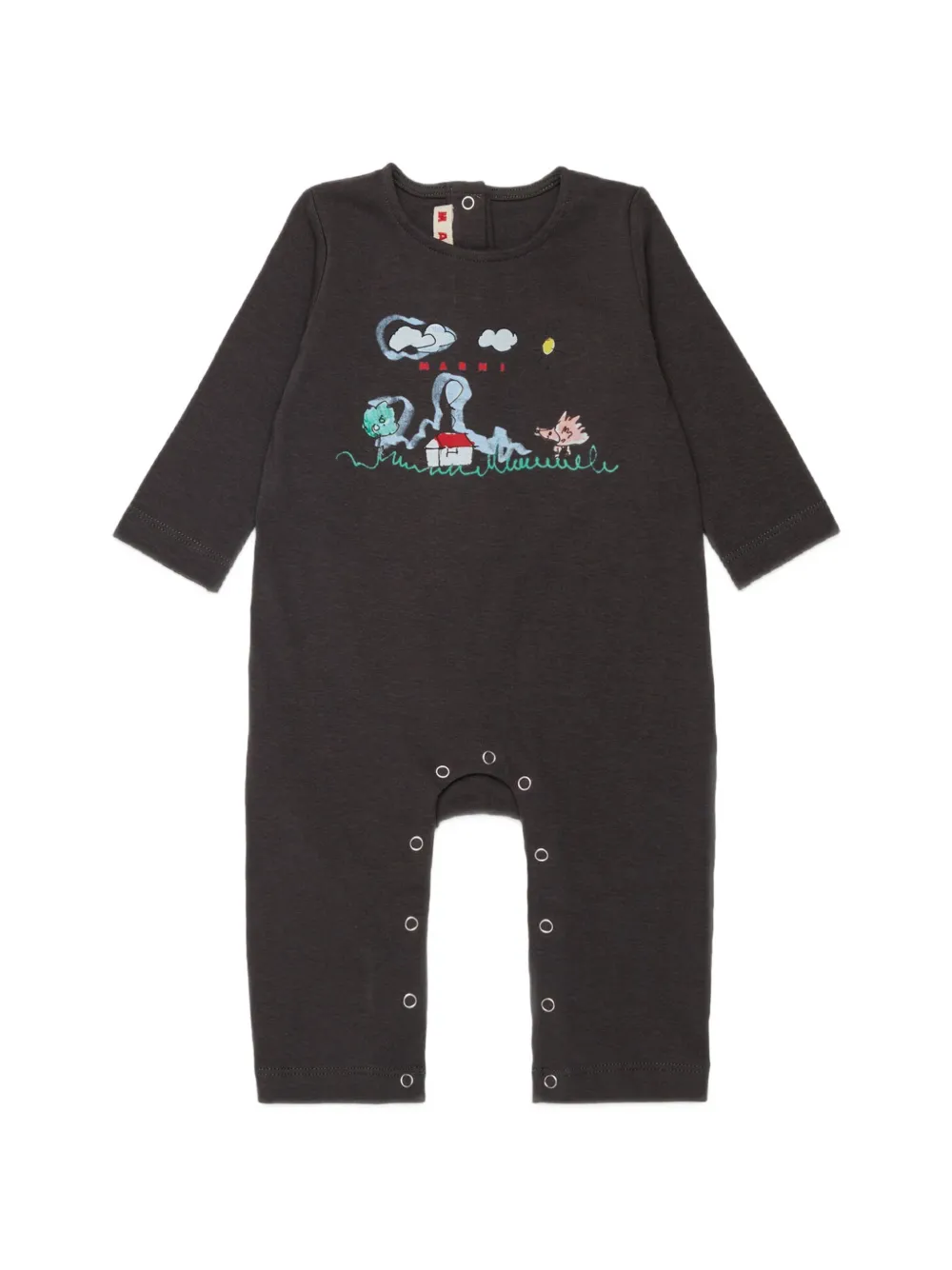 Marni Kids Tutina con stampa - Grigio