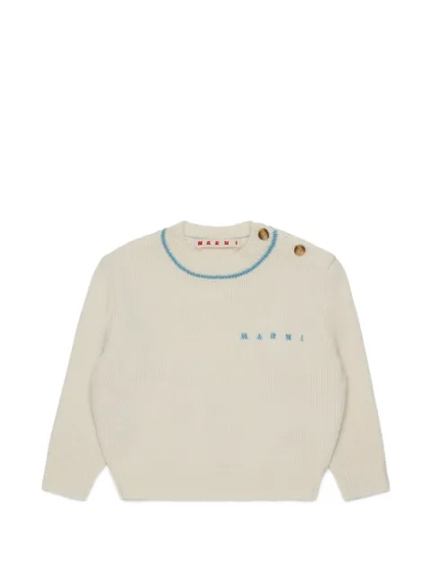 Marni Kids Maglione con ricamo