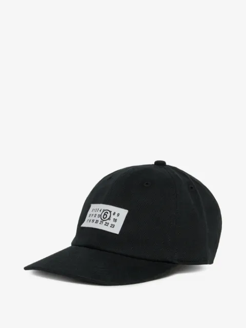 MM6 Maison Margiela Kids logo-patch baseball cap
