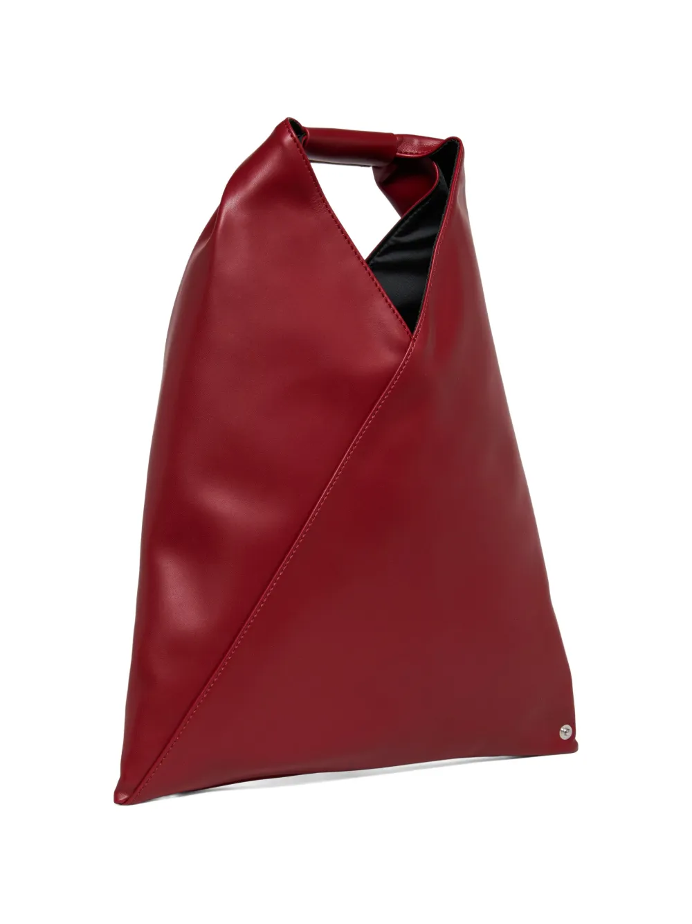 MM6 Maison Margiela Kids Japanese kleine driehoekige shopper Rood