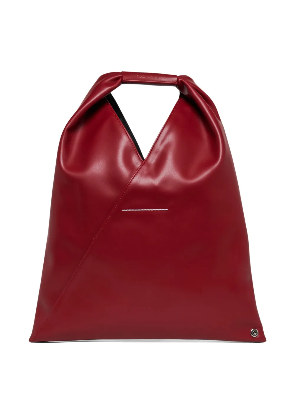 MM6 Maison Margiela Kids Japanese kleine driehoekige shopper Rood