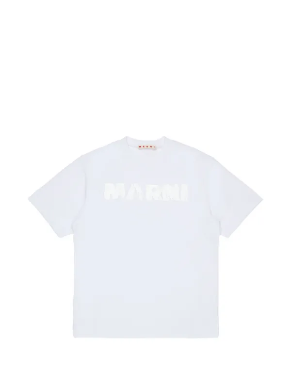 MARNI マルニ ロゴ Tシャツ ホワイト キッズ 12Y 35924570_67432411_600.jpg
