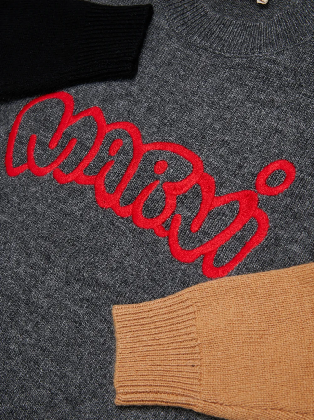 Marni Kids Trui met geborduurd logo Grijs