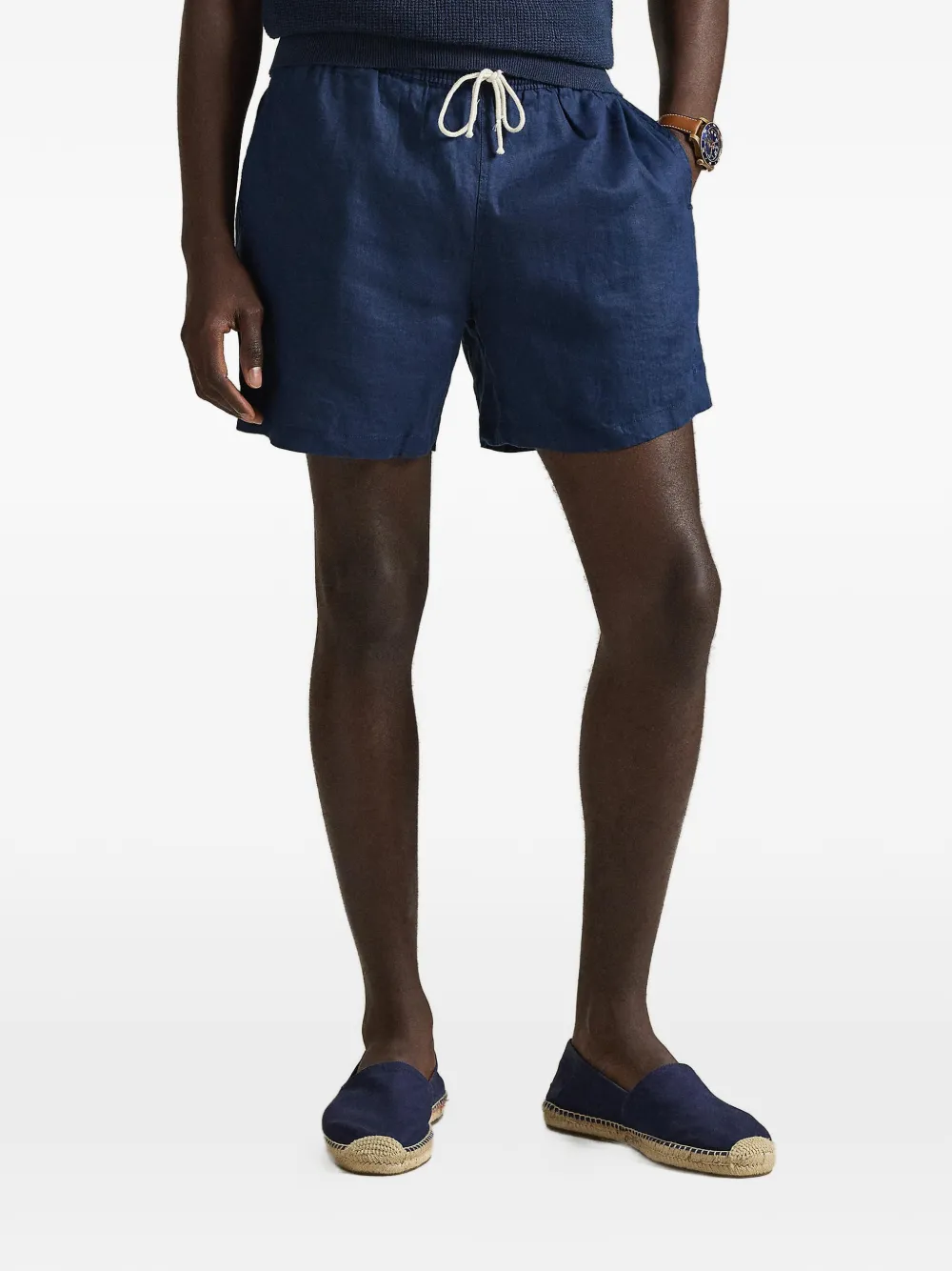 Polo Ralph Lauren logo-embroidered swim short - Blau