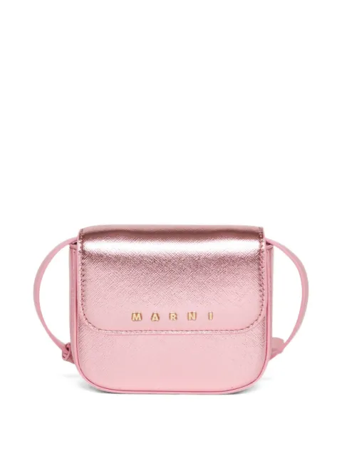 Marni Kids logo-plaque shoulder bag